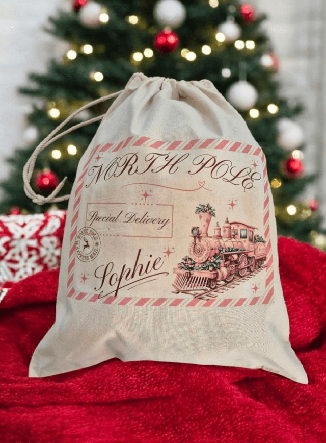 The personalised Christmas bag