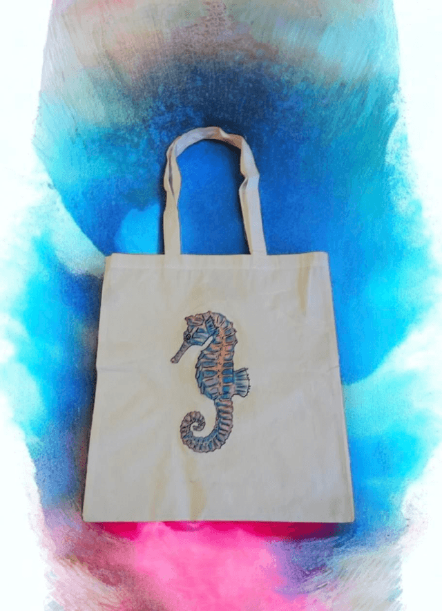 The Seahorse Tote Bag